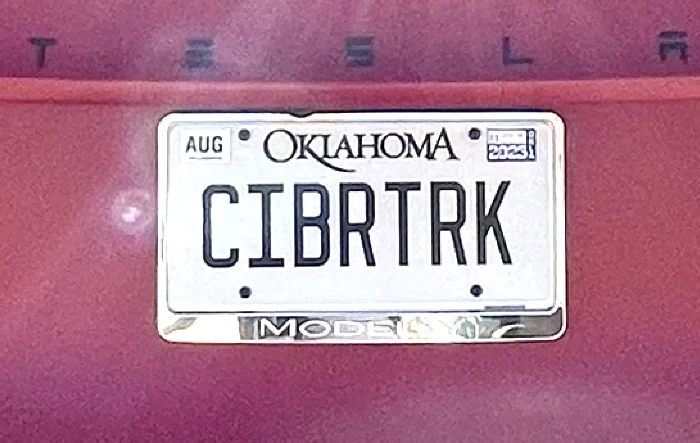 Custom license plate / vanity plate name for your Cybertruck?