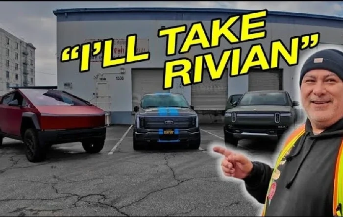 Rivian, Lightning or Cybertruck? Regular people decide.