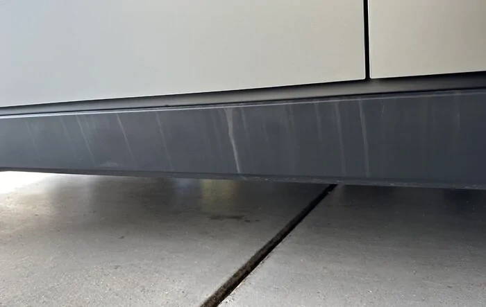 First service appointment completed: tailgate lightbar cracked glass & stained running boards