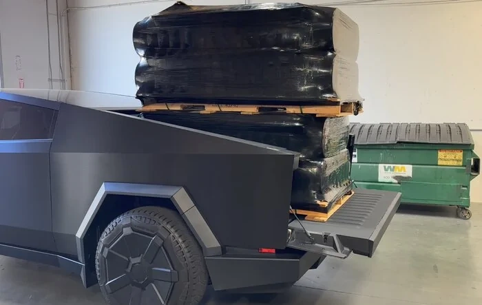 Can the CyberTruck replace a delivery truck? Watch how it did
