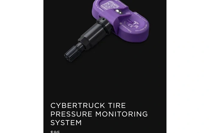 $95 Cybertruck TPMS Tire Pressure Monitoring System now being sold