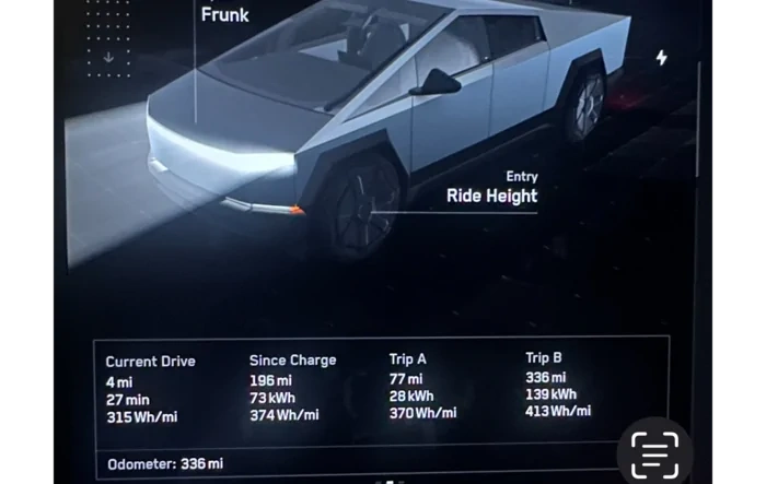 Awesome range when practicing energy management -- range is as advertised or better in my Cybertruck