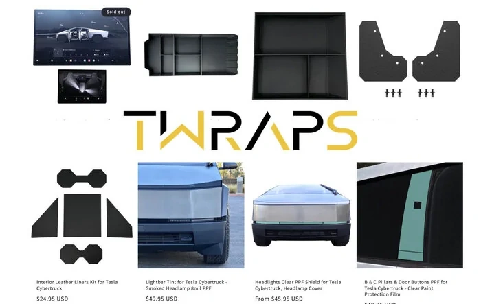 Introducing Cybertruck Accessories by TWRAPS
