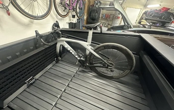 Bike Mount (2 Fork Mounts) installed on Vault Cargo Divider!