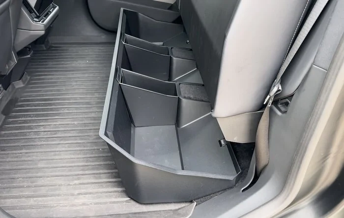 Tesla Underseat Storage Bin - Installed Photos & Review