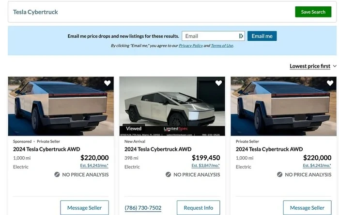 Be careful selling your Cybertruck! Tesla found sale listings, cancelled my other reservations and I may be blacklisted