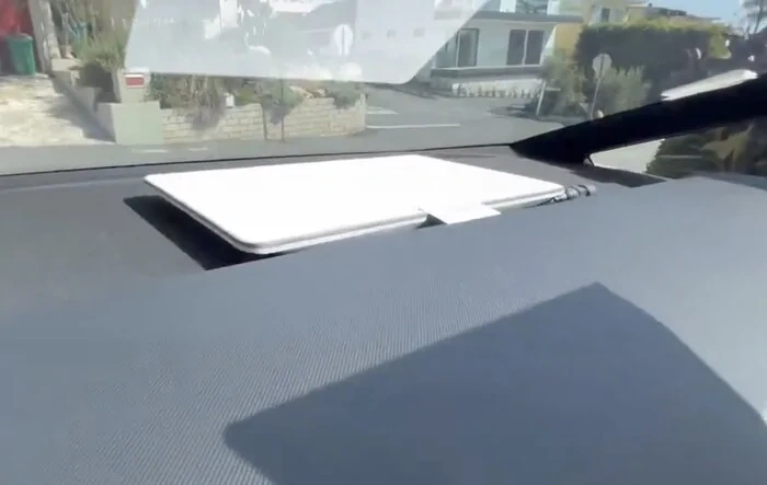 Starlink installed INSIDE the Cybertruck