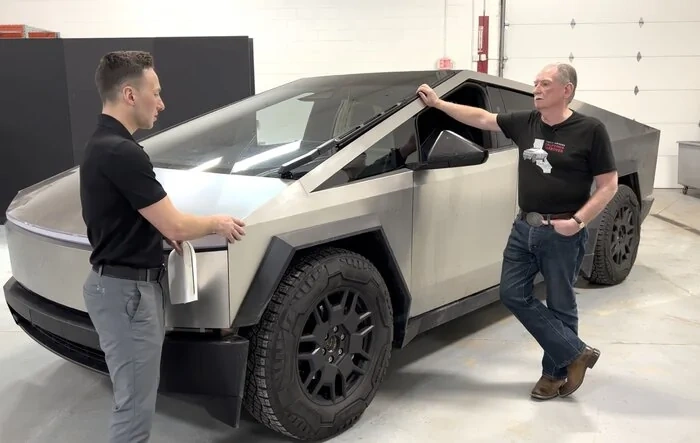 Munro Live:  We're Tearing Down a Cybertruck! (first video)