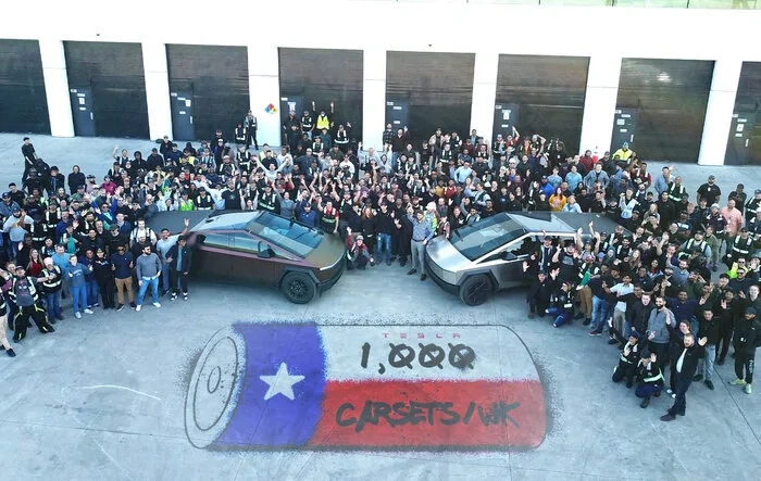 Over 1K Cybertrucks worth of 4680 battery cells were produced at Giga Texas last week!