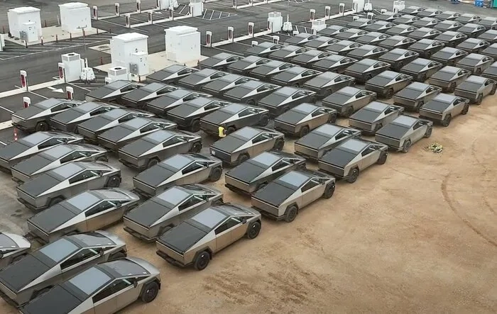 Elon says "Production is ramping" and ~370 Cybertrucks spotted at Giga Texas 3/21/24
