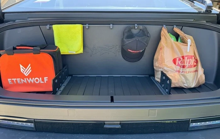 Frunk Hooks for Groceries, Bags and Other Things (3D Print File Inside)
