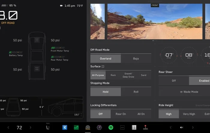 Update Preview: Locking Diffs (Differentials), New Off-Road Modes “Gravel / Deep Snow” & More Coming to Cybertruck!