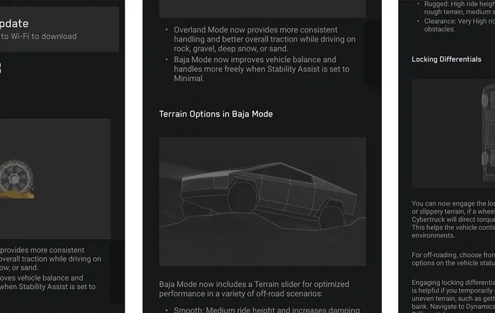 OTA Software Update 2024.14.3 now available (Off-Road Mode, Locking Diffs, Etc.) -- RELEASE NOTES!