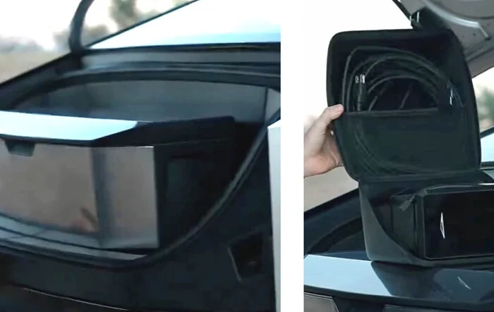 CyberCooler + Tire Inflator Air Compressor Kit accessories are coming from Tesla!
