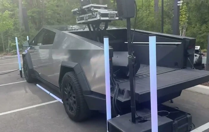 Running sound system from Cybertruck for Mobile DJ Setup