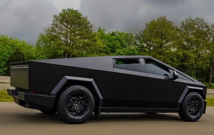 Black Wrap, Tint, and Ceramic Coat Done on My Darth Vader Cybertruck!