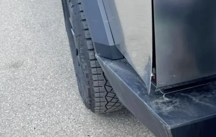 Cybertruck rear quarter panel replacement cost = $2,796 and 1 day of work