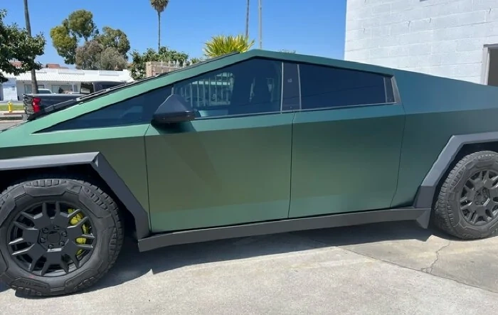 UPPF Satin Gold Green PPF + Nano Ceramic Tint + Yellow Painted Brakes Calipers