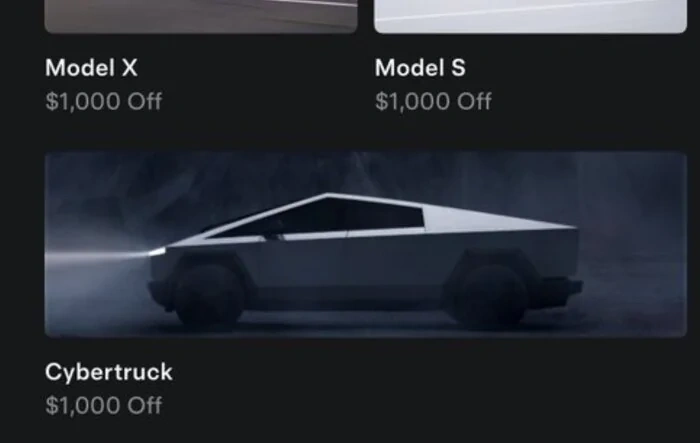 Cybertruck added to Tesla referral program -- get $1000 off purchase when using a referral code