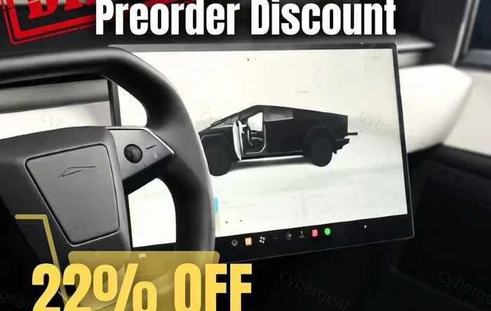 Screen Swivel Mount for Cybertruck - Pre Order to get 22% off (from Cybergear)