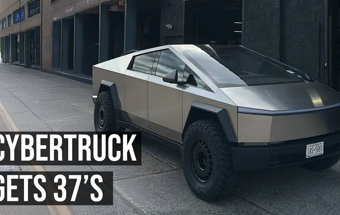 37" inch tires + 18" wheels on Cybertruck