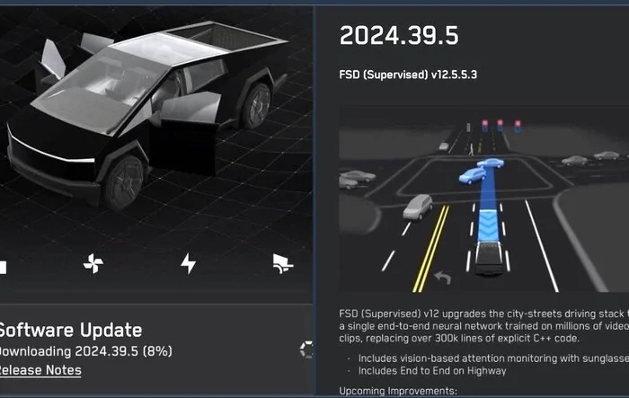 FSD v12.5.5.3 Update arrives for Cybertruck