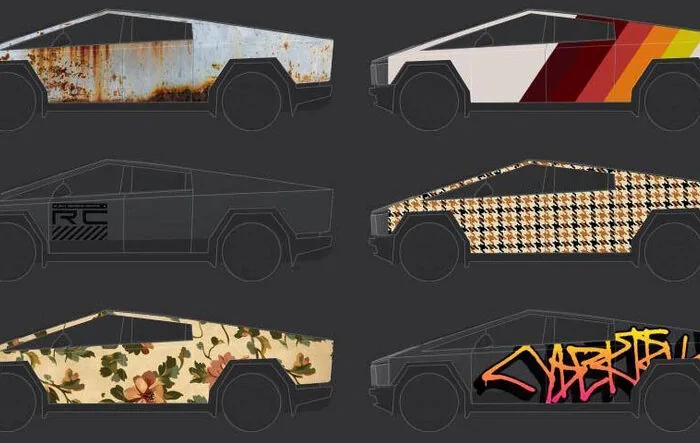 How to: Create and load your Cybertruck custom wrap images onto your Tesla's 3D car visualization (instructions)