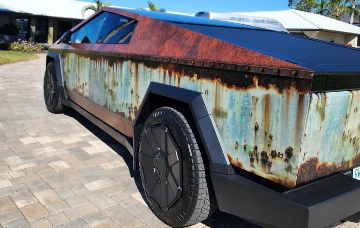 Rusted Out Cybertruck