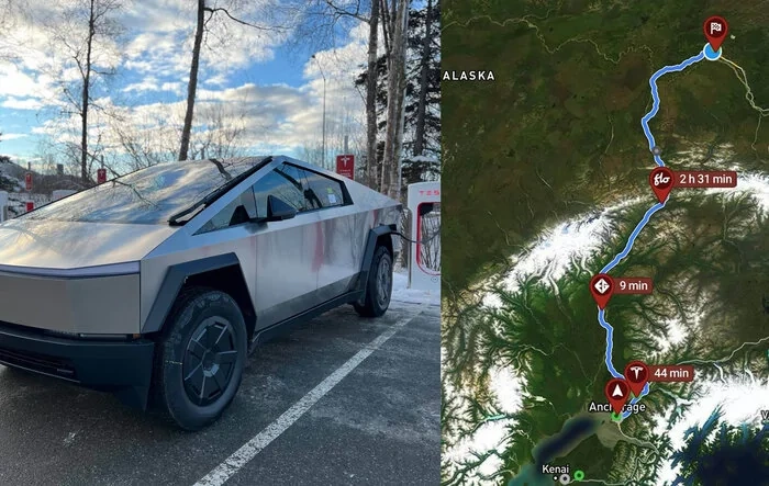 Alaska 360 mile delivery drive home