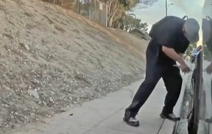 Suspect wanted for vandalizing (slashing tires) Cybertruck in Echo Park - Los Angeles, CA