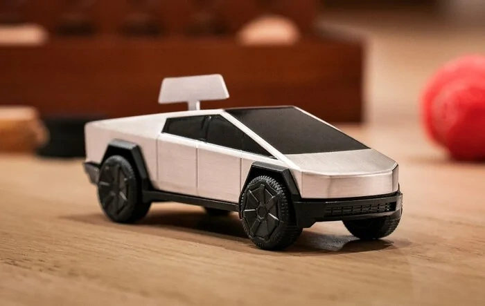 Cybertruck Wind-Up Racer Toy Car released in Tesla Shop