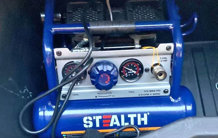 Tire Inflator….may be over kill but works great.
