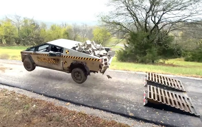 Whistlindiesel Cybertruck Durability Test #2