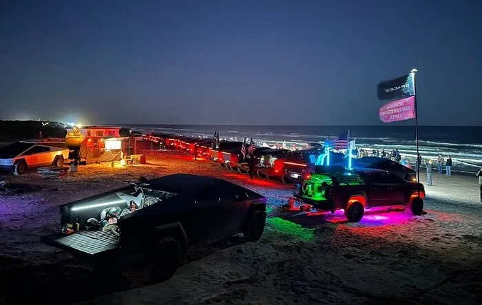 Starbase Cyber Beach Light Show & After Event