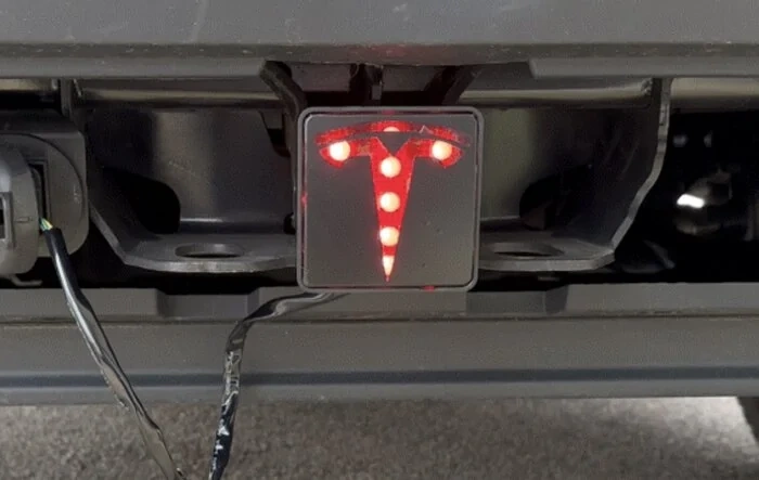 **Elevate Your Cybertruck with the Ultimate LED Hitch Cover! 🚀**