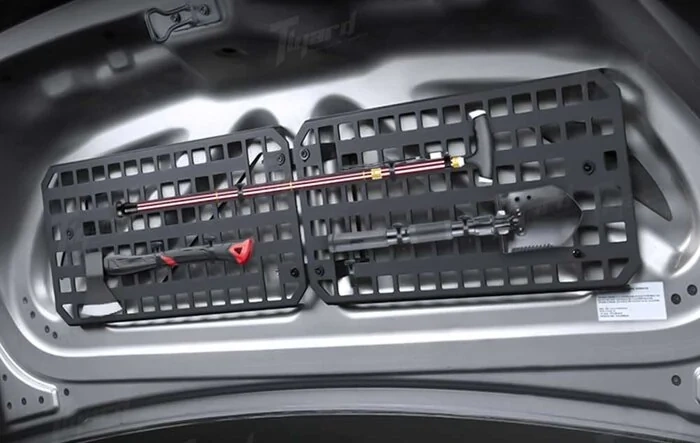 Tlyard Frunk Molle Panels for Tesla Cybertruck 2024 | Maximize Your Cybertruck Storage|
