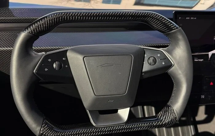 Carbon Fiber "Squircle" Heated Steering Wheel, Dashboard & Interior Parts  by RPM Tesla