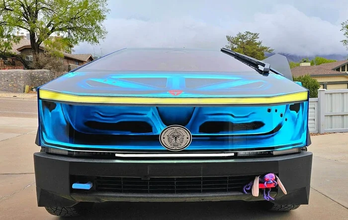 Light bar amber vinyl film mod