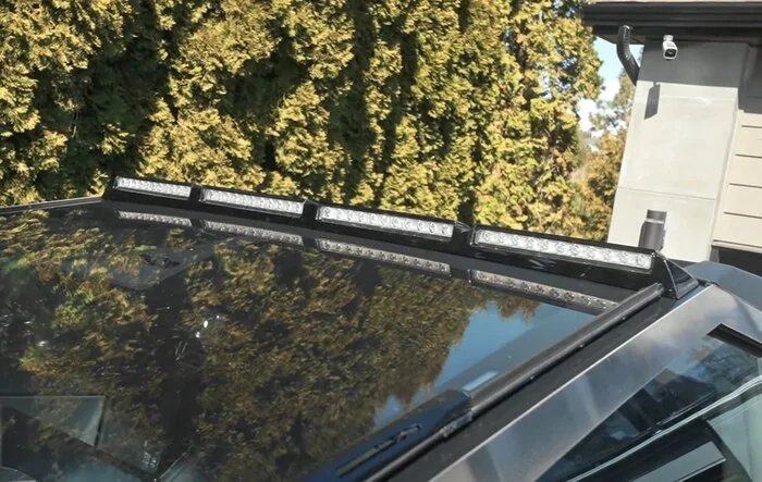 Installed OEM like Lightbar on the windshield