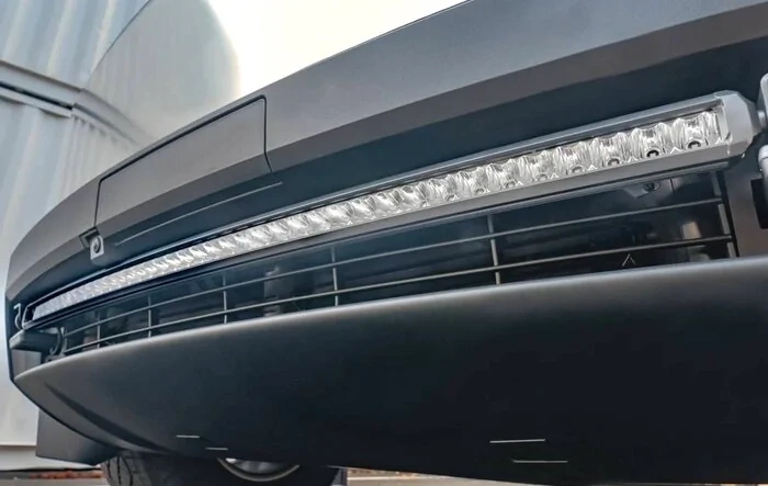 NEW Bumper Insert LED Lightbar - 40" Curved Light Bar / 48v (no converter!) / Retain Tow Hook Functionality - T Sportline