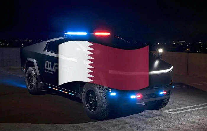 Qatar government orders fleet of Cybertruck Police Vehicles (outfitted by UP.FIT)
