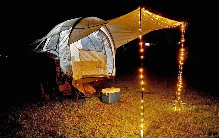 Cybertruck camping experience