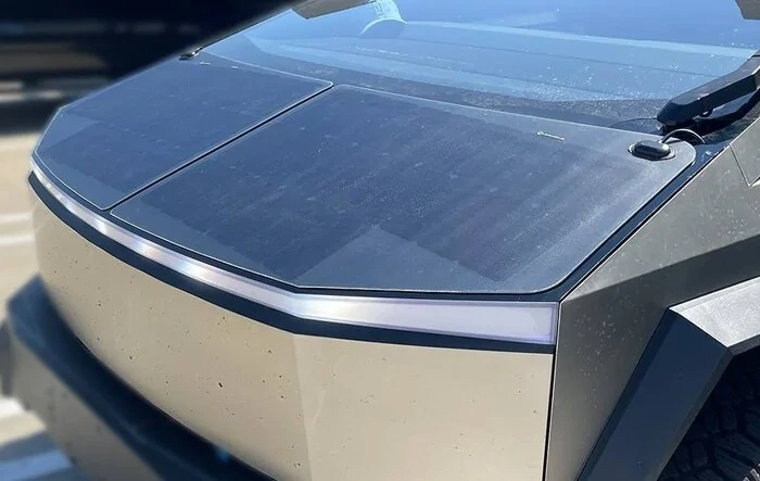 😎 New 200W Solar Hood Panel Launched by CYBERTRUCKco!