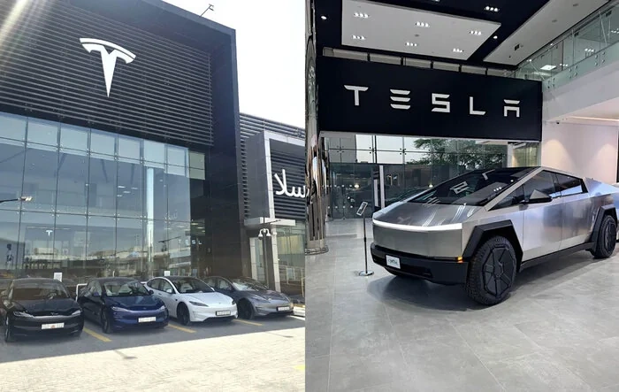 Saudi Arabia Tesla showroom opens. First international market for Cybertruck sales.