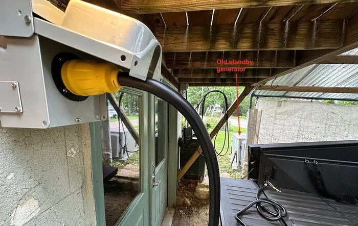 Instead of PowerShare, I installed an interlock and 50amp receptacle...