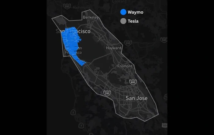 Robotaxi Service Launches in SF / Bay Area! Service Area Dwarfing Waymo’s