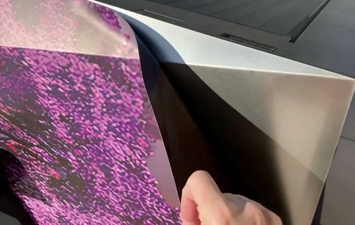 CybertruckCovers 4 Seasons Magnetic Wrap (Peel-Back Demo)