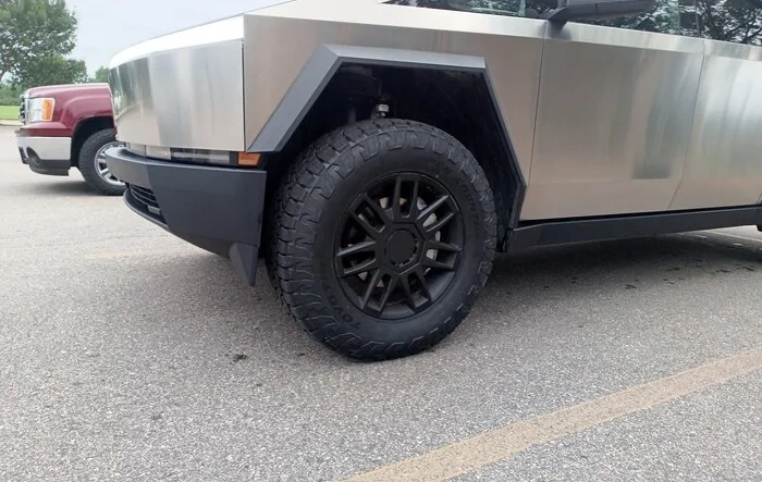 How to fit 36" tires (35.7) on stock wheels without rubbing.