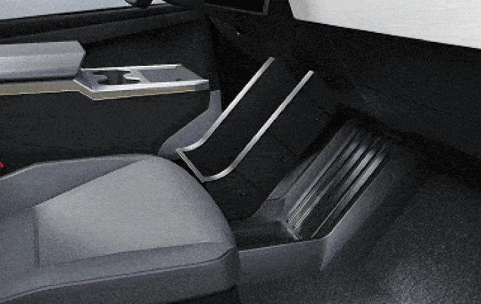 [Center Console Organizer Shelf] Cybertruck Interior Storage Expansion Kit (Cybergear)