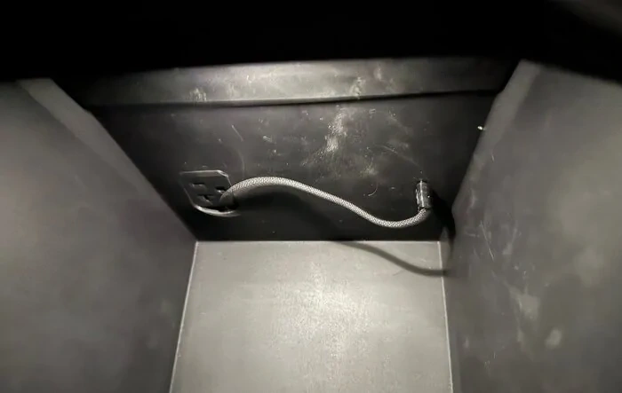 Hidden way to access the center console